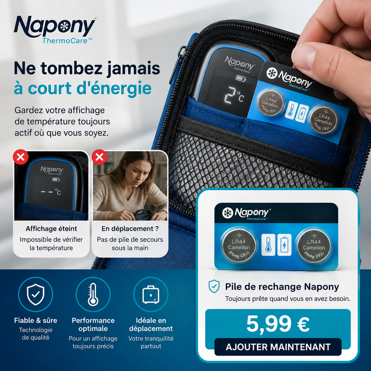 Pile de rechange | Napony